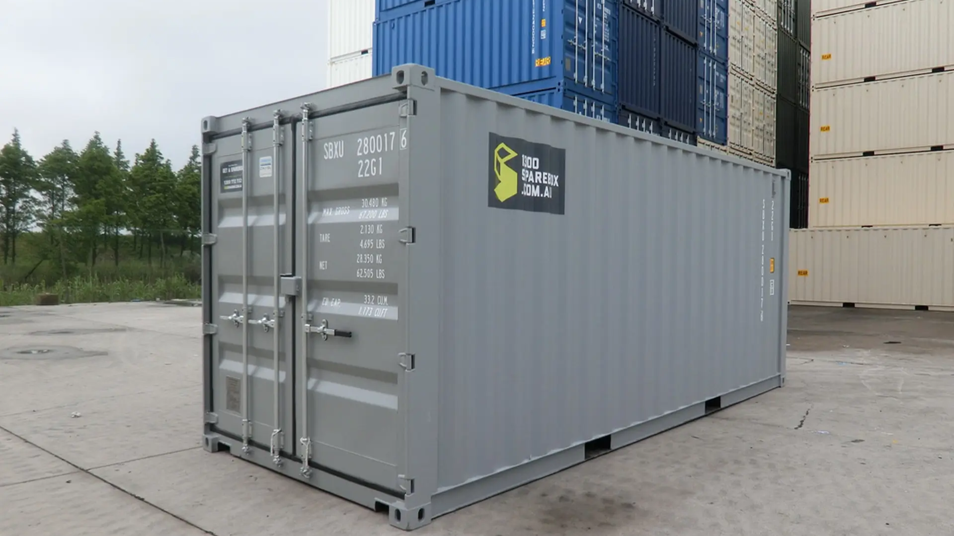 Empty (Tare) Weight of a Standard 20 ft Container