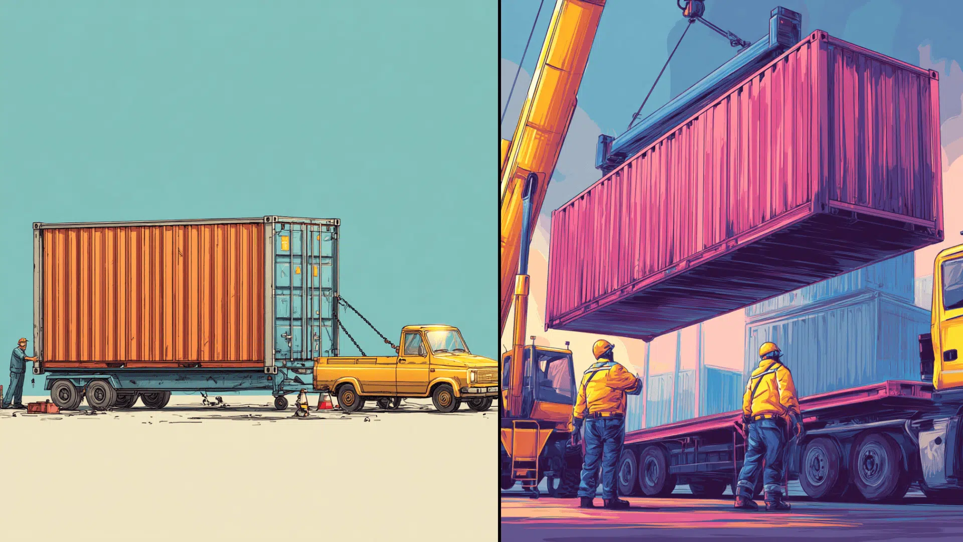 diy vs professional shipping container movers