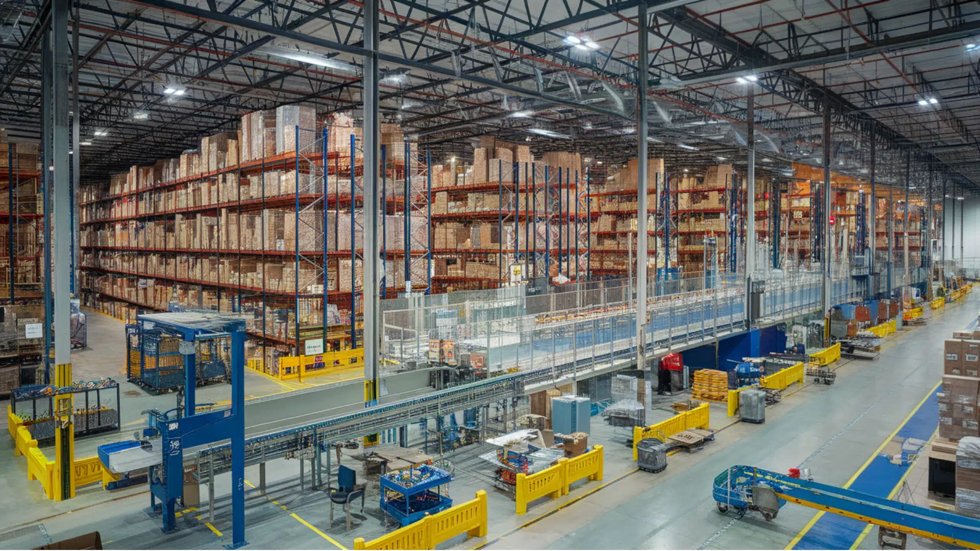 last mile sorting and distribution center