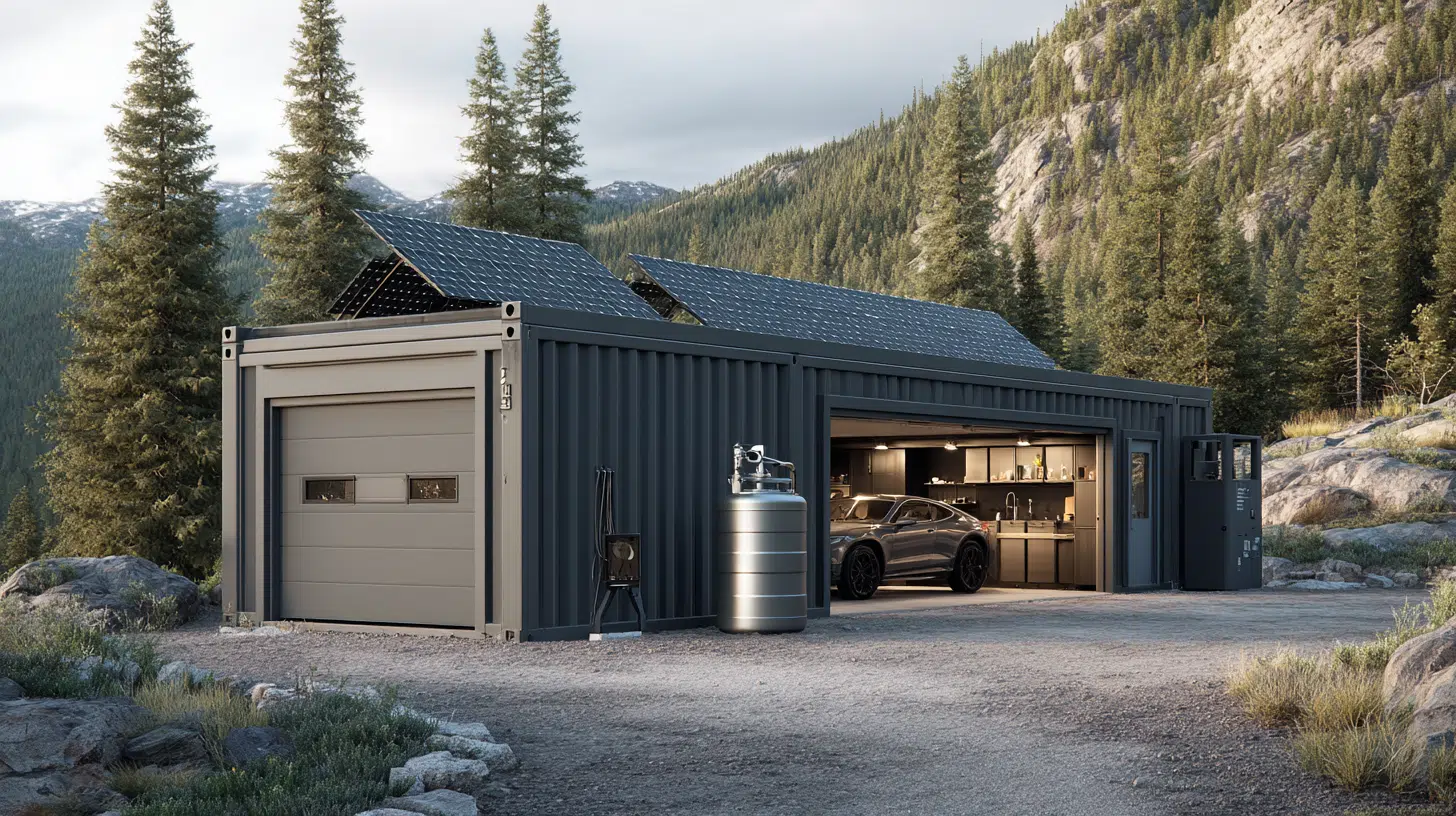 off grid garage
