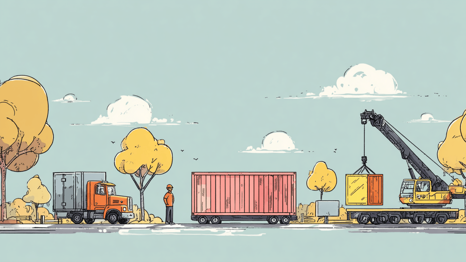 shipping container moving options