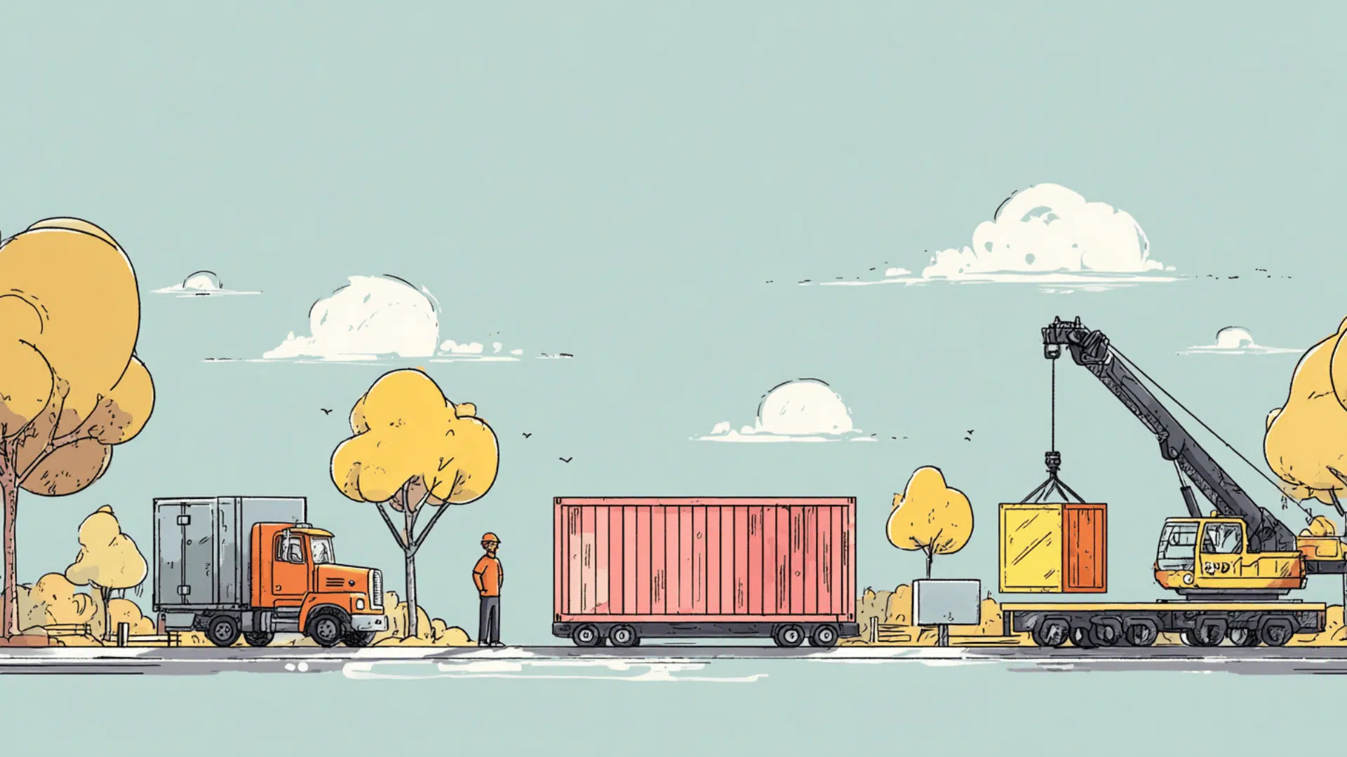 shipping container moving options