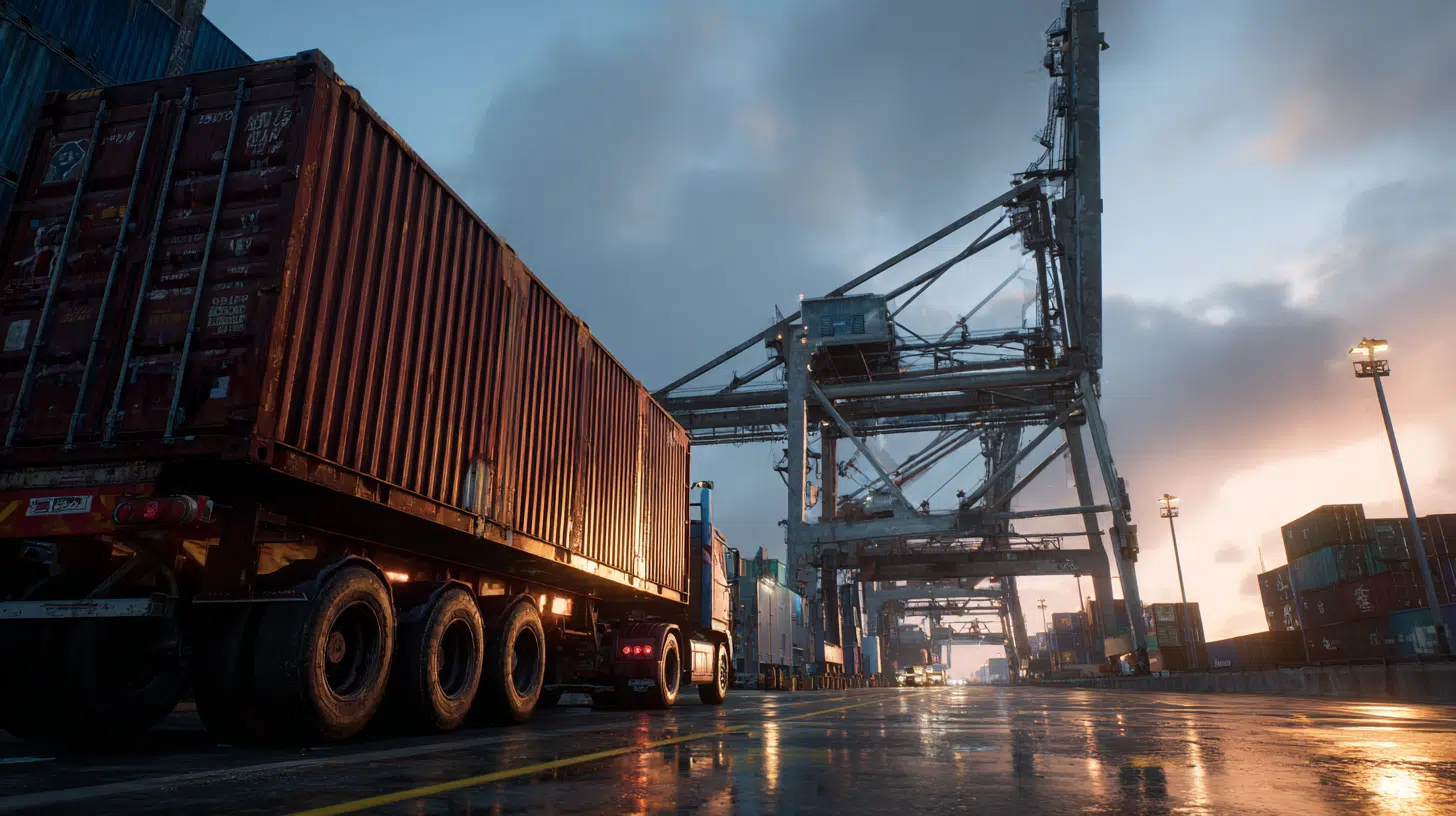 transload through trucks