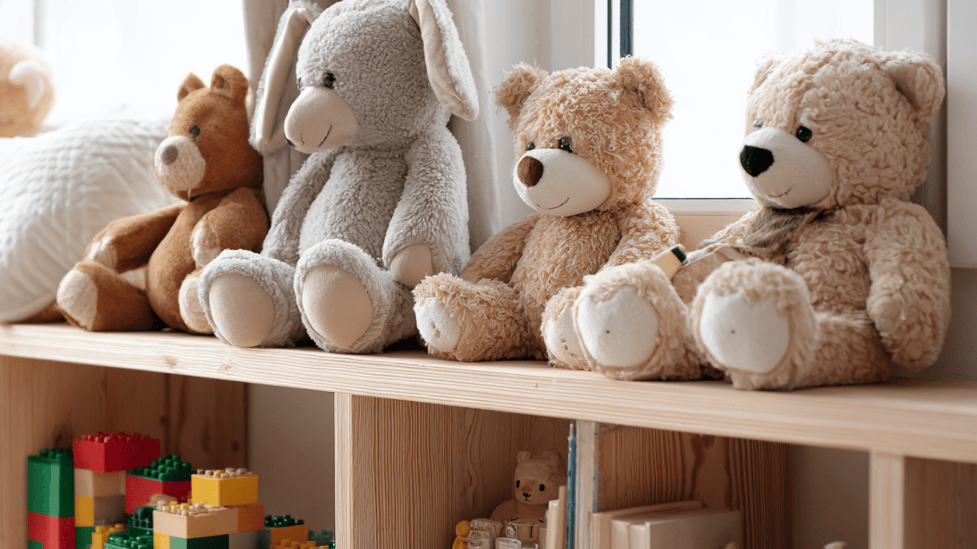 add a toy display shelf
