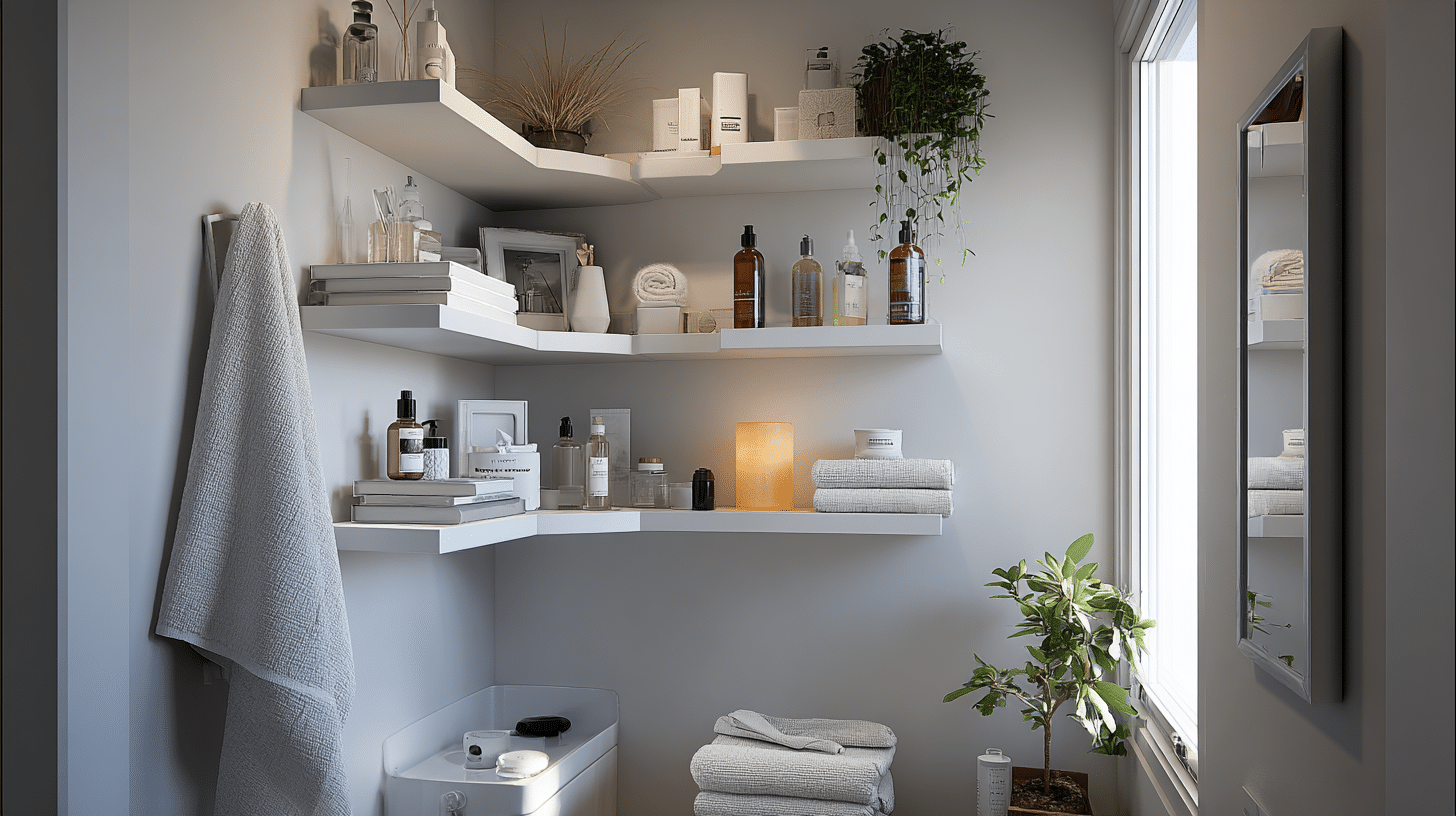 corner shelving units