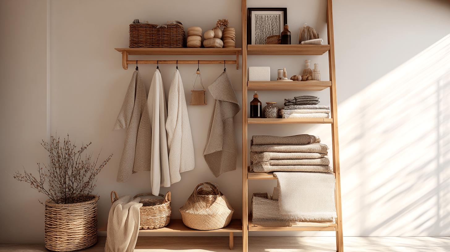 ladder or leaning racks