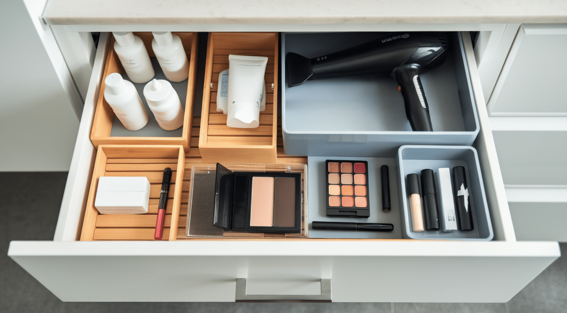 Use Drawer Inserts for Toiletries