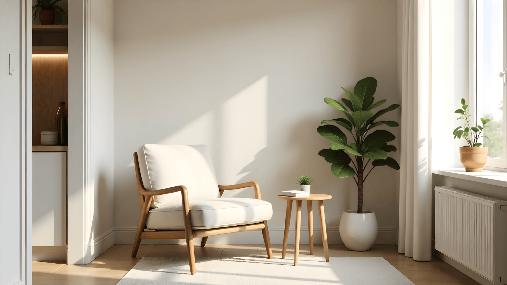 awkward corner fix small living room layout