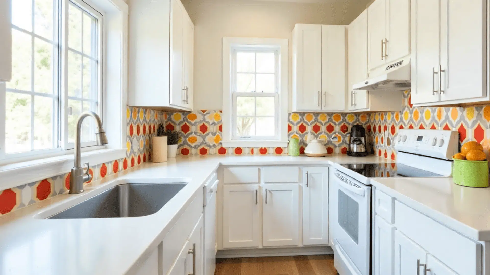 bold backsplash accent
