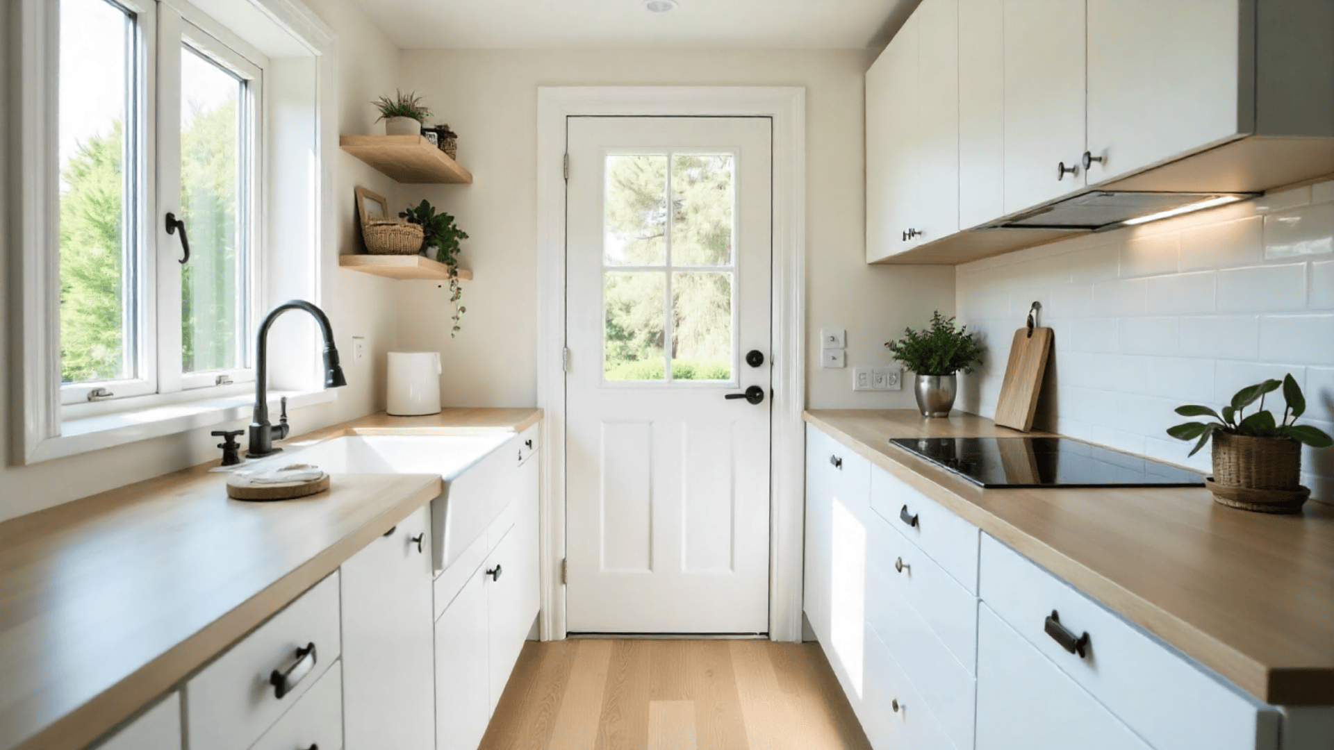 bright white cabinets