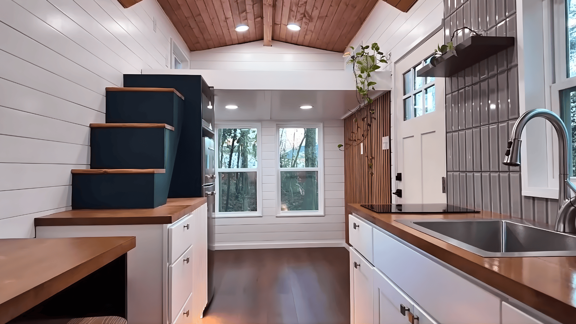 build and finish the interior