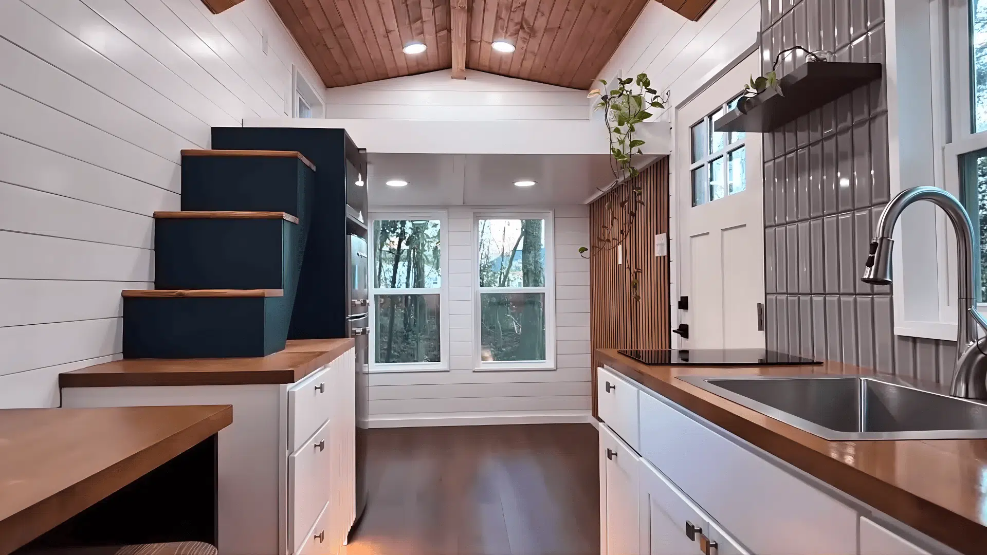 build and finish the interior