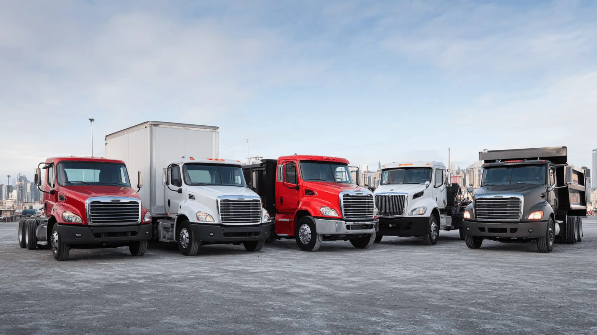 common types of straight trucks