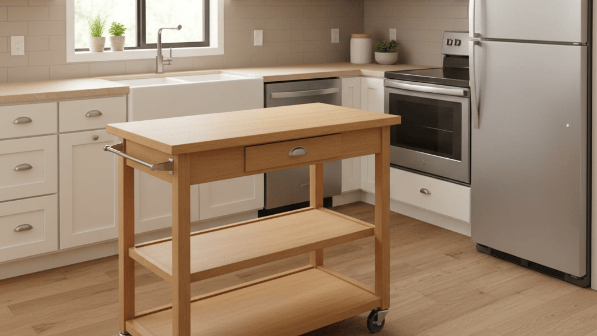 compact kitchen island