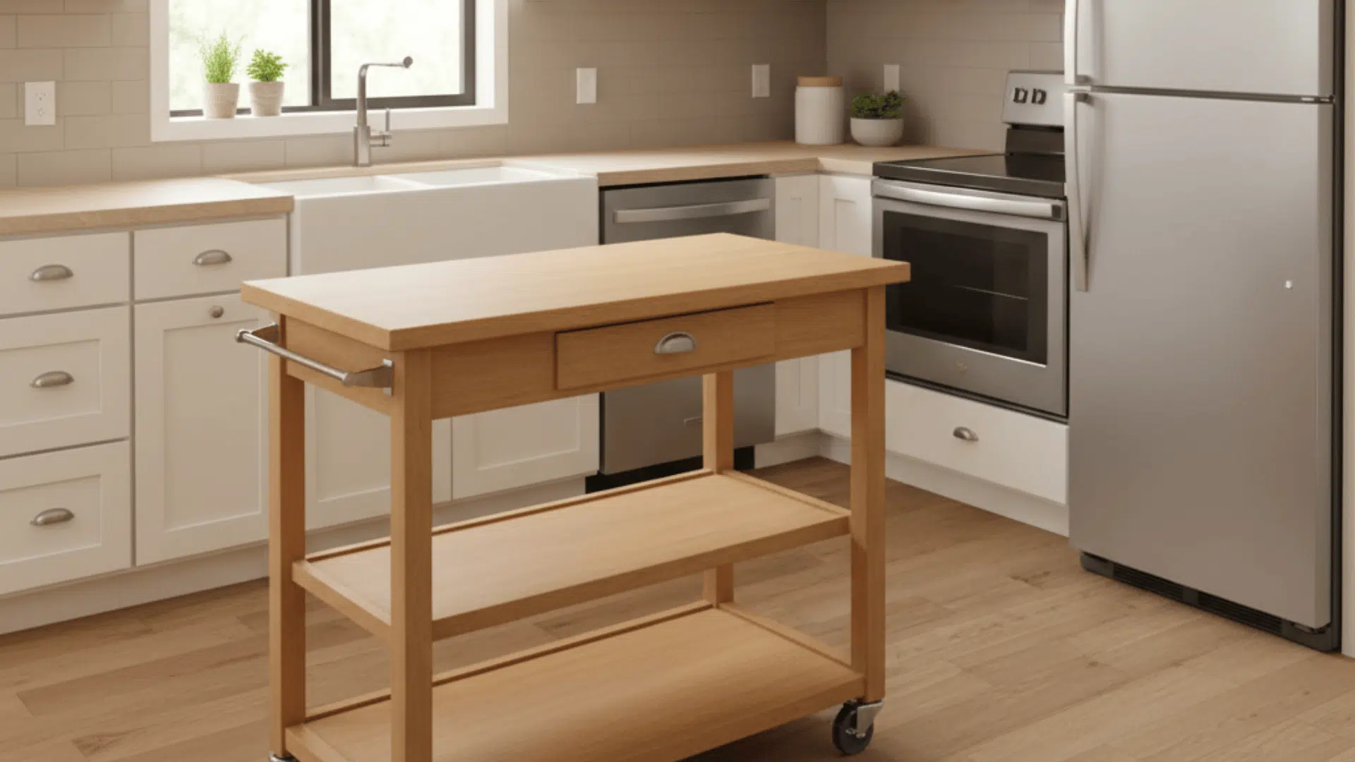 compact kitchen island