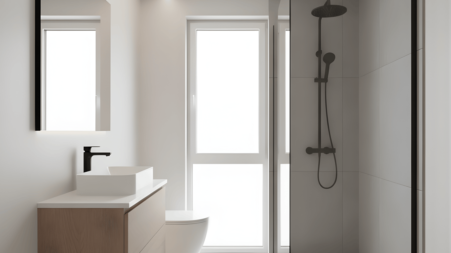 compact wet bathroom design tiny home interior design ideas