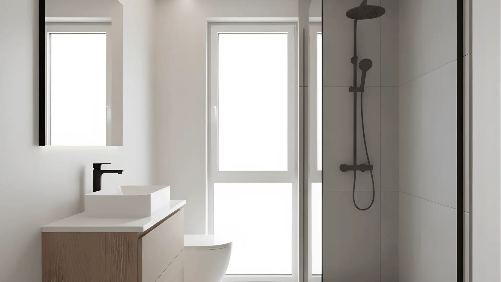 compact wet bathroom design tiny home interior design ideas