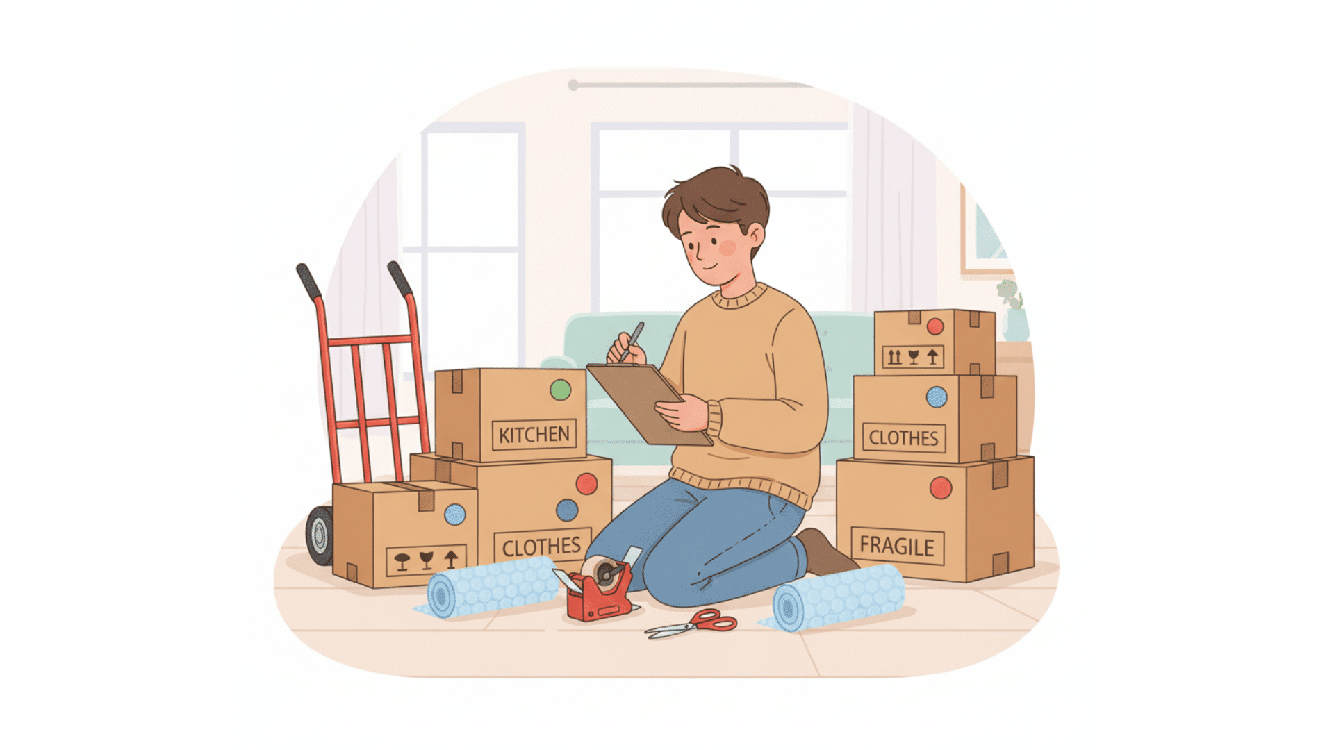 complete moving supplies list printable checklist