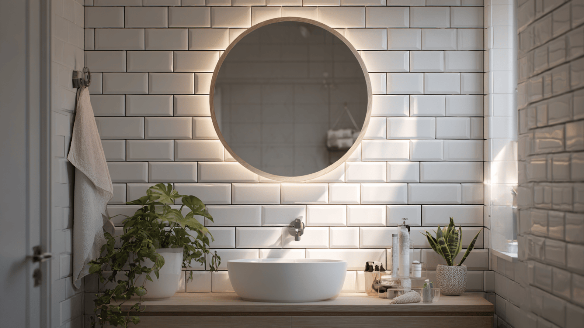 create a tile accent wall