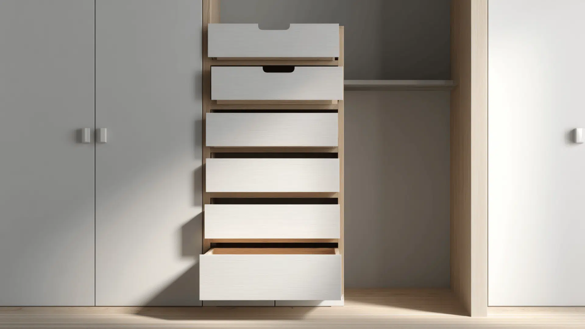 drawer tower layout