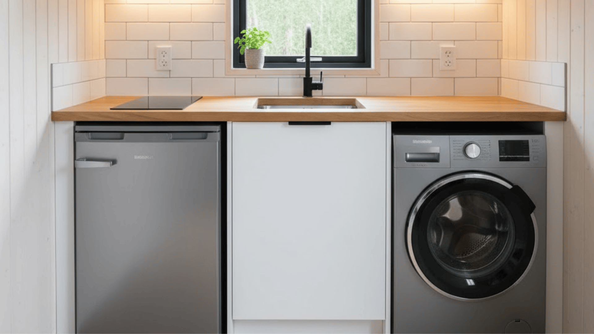 energy efficient mini appliances tiny home kitchen interior design ideas