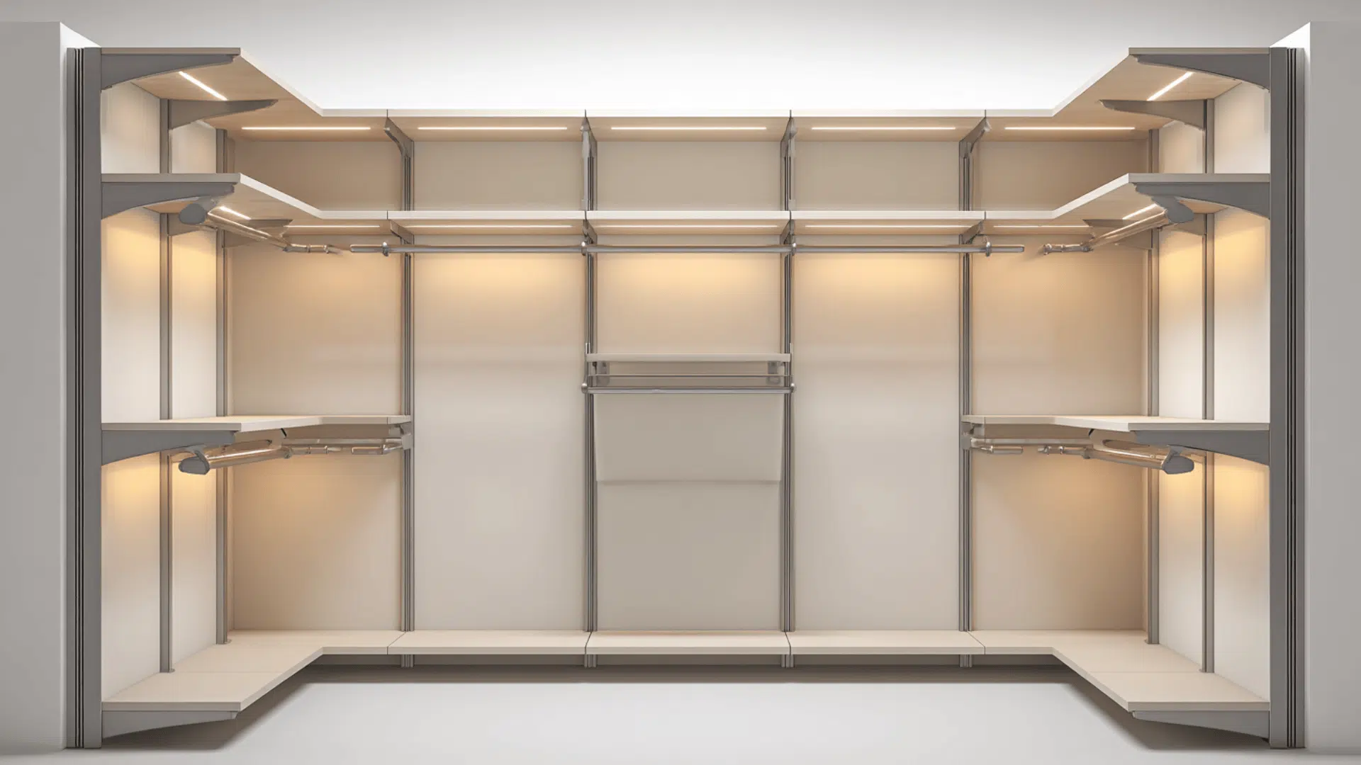 expandable closet kit layout