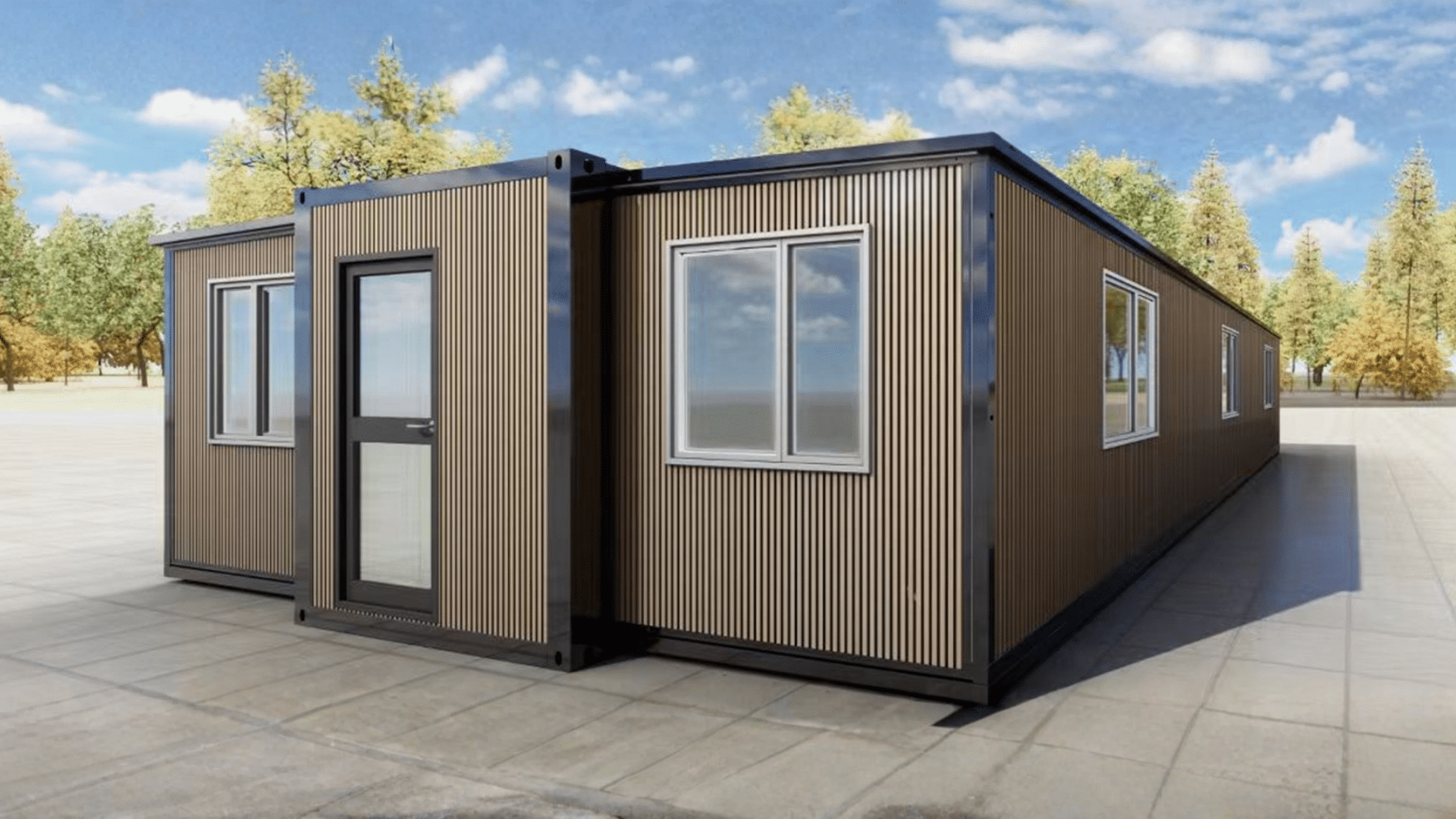 expandable prefabricated container home