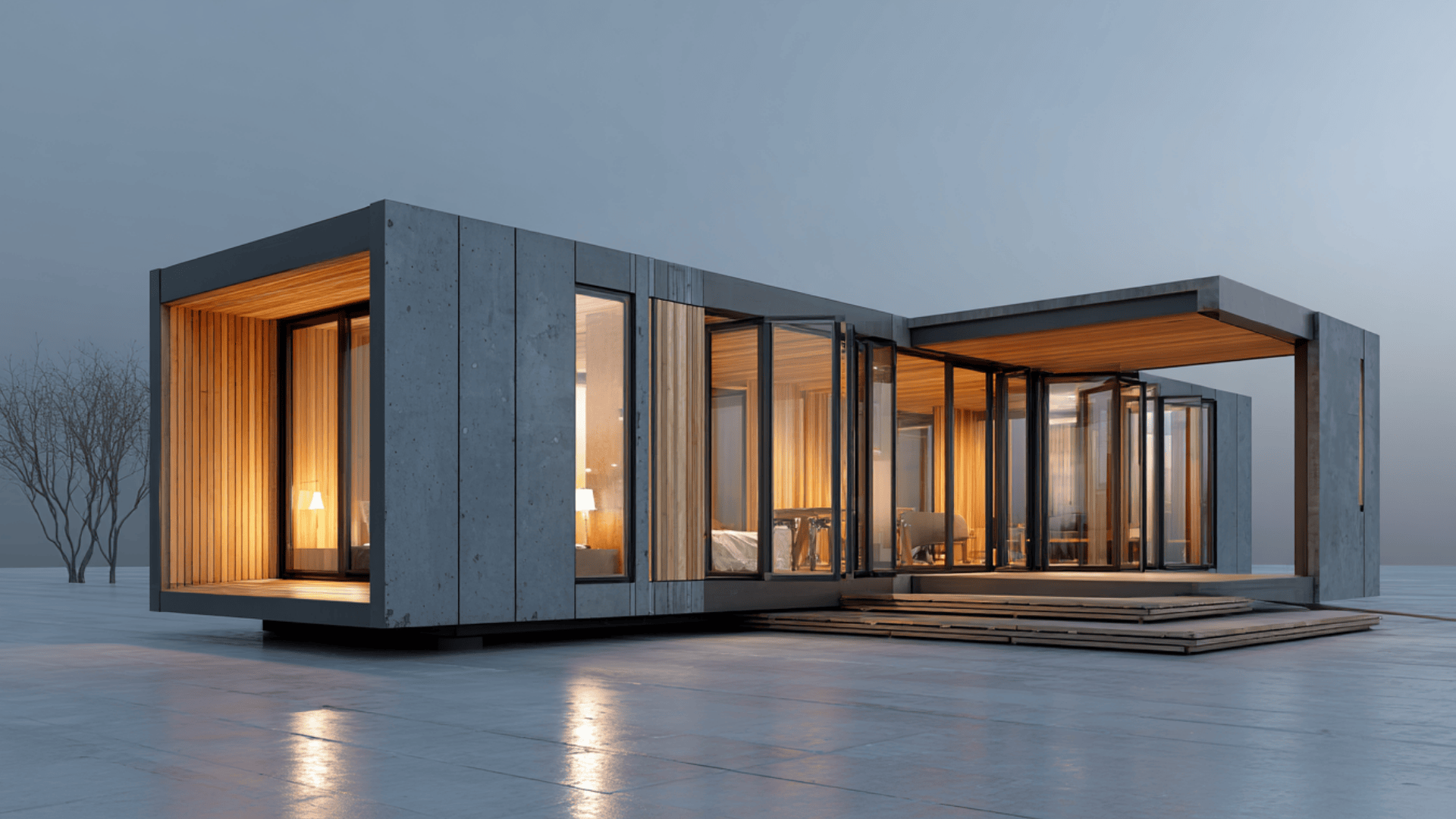 fold out modular plan