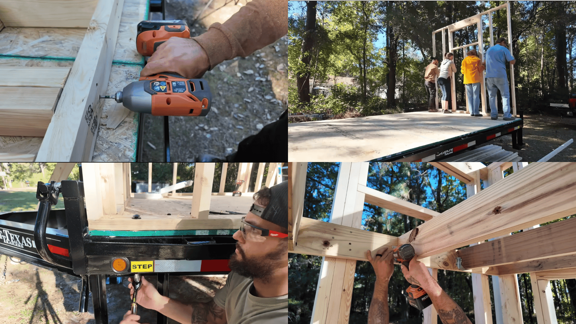 frame the walls and loft how to build a tiny home