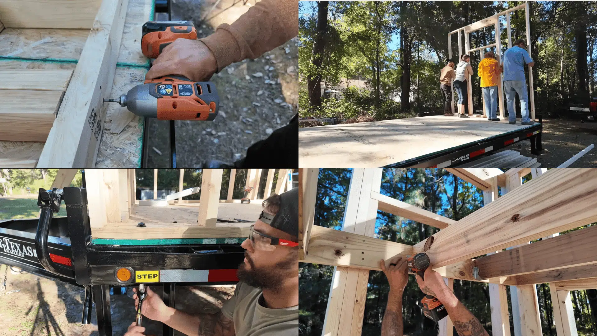 frame the walls and loft how to build a tiny home