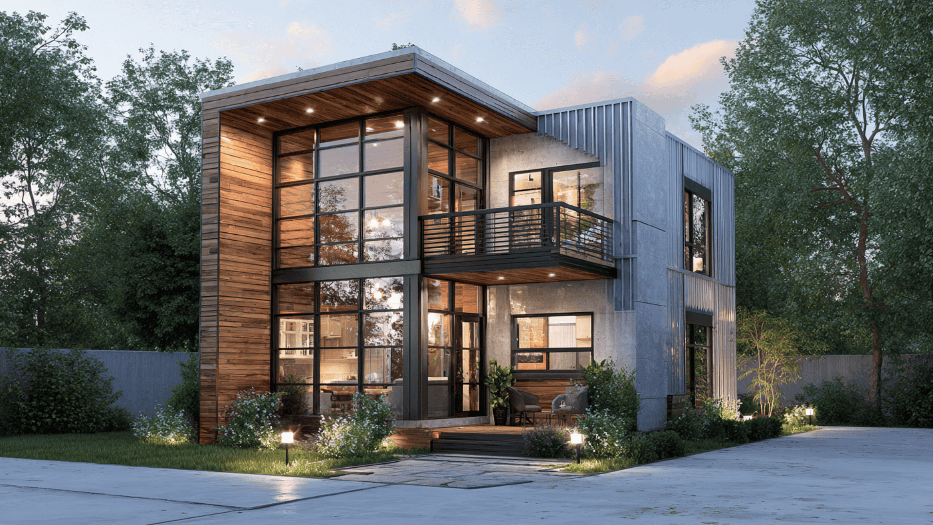 full two story compact home