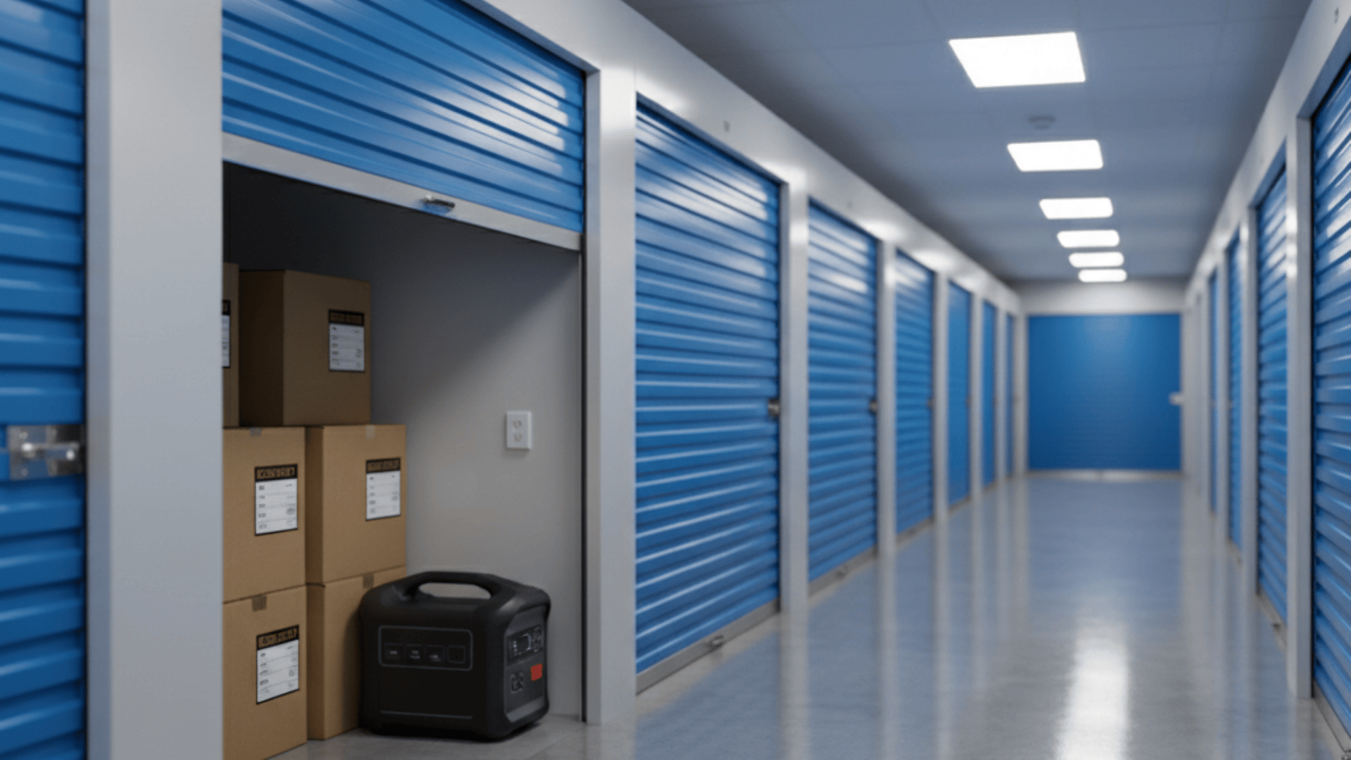 how to find storage units with electricity
