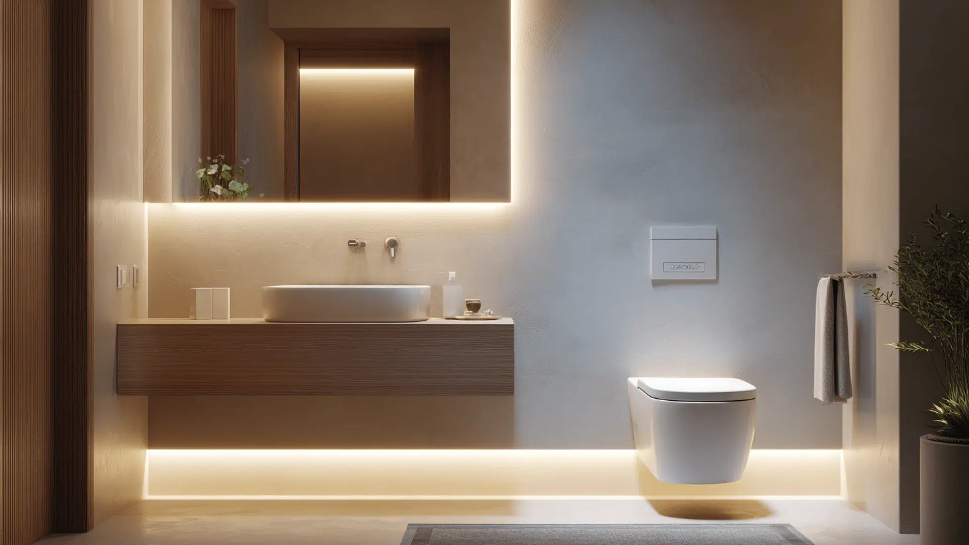 install floating vanities wall mounted toilets