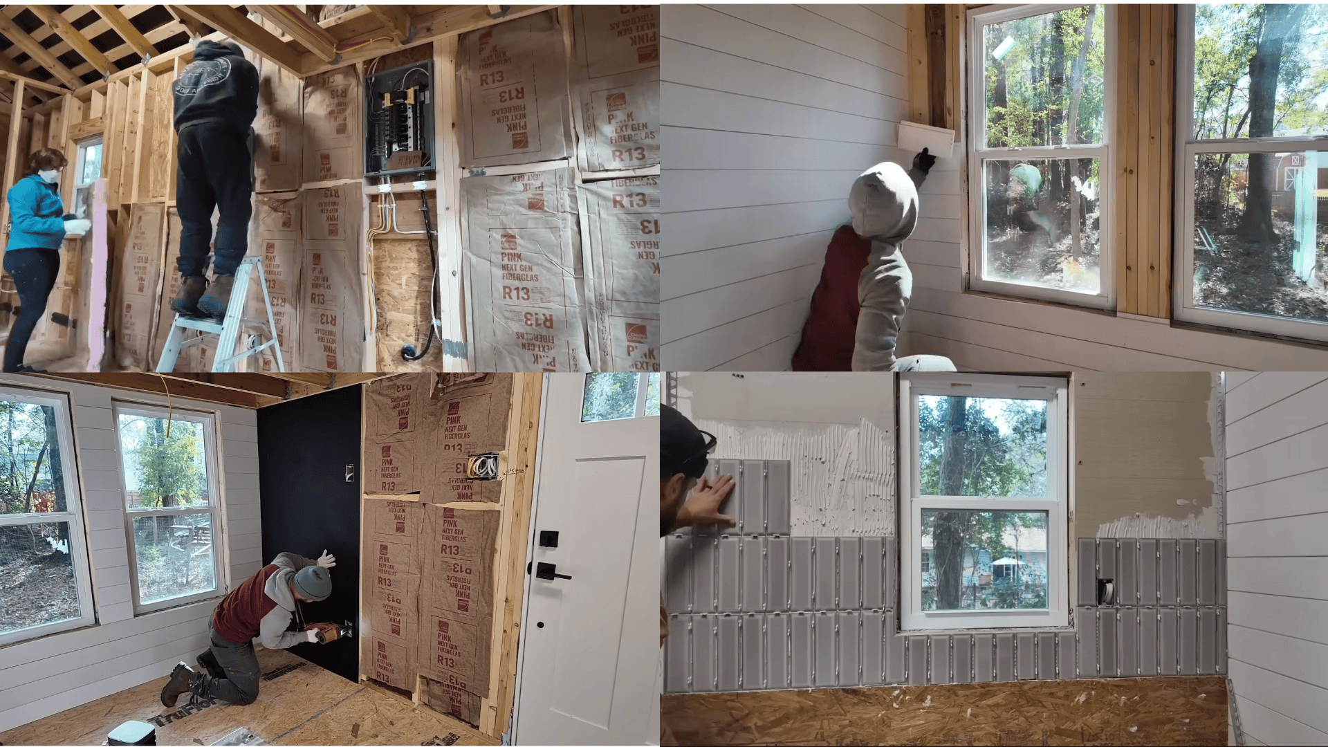 insulate and build the interior how to build a tiny home
