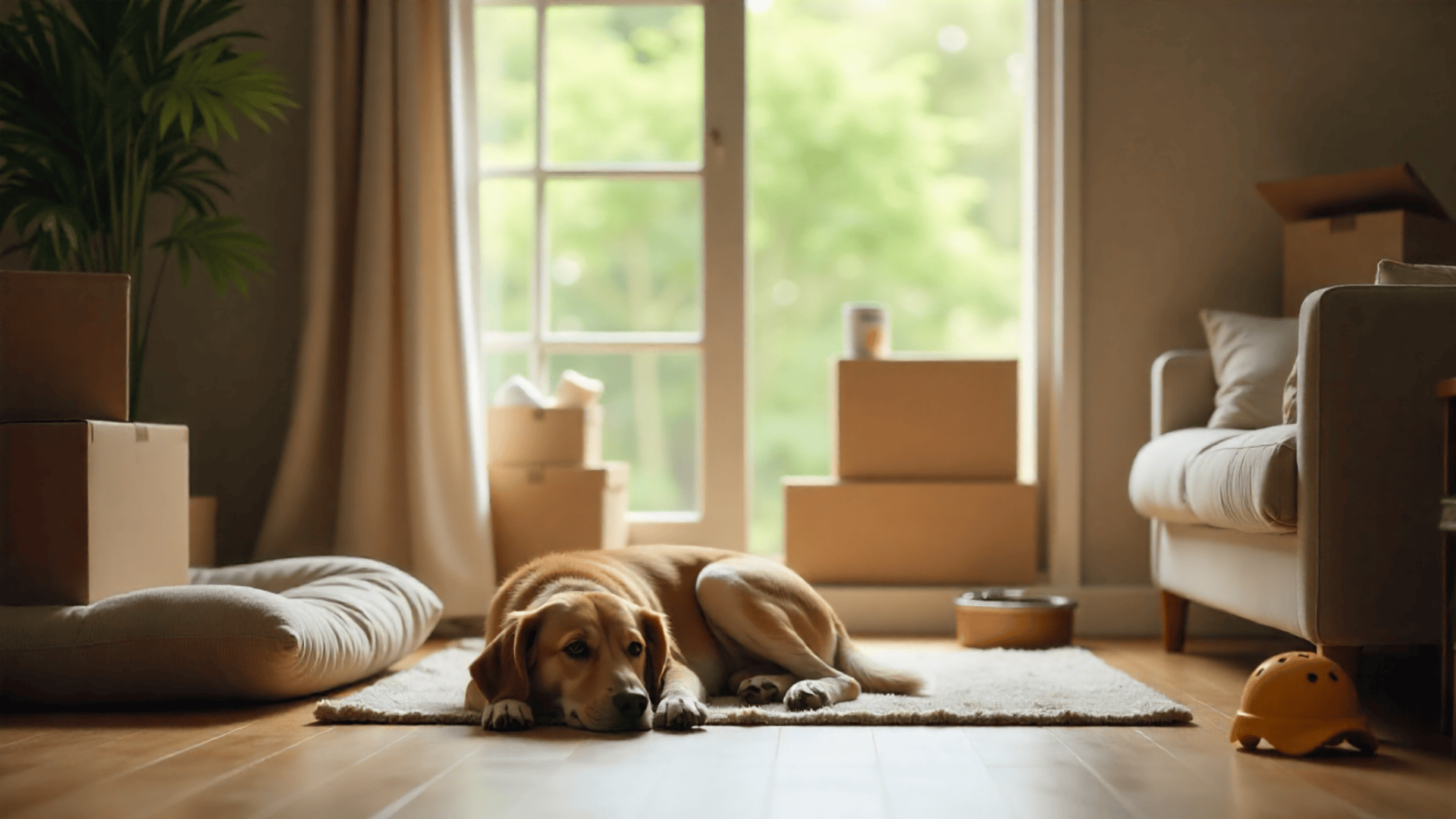 keeping pet safe on moving day