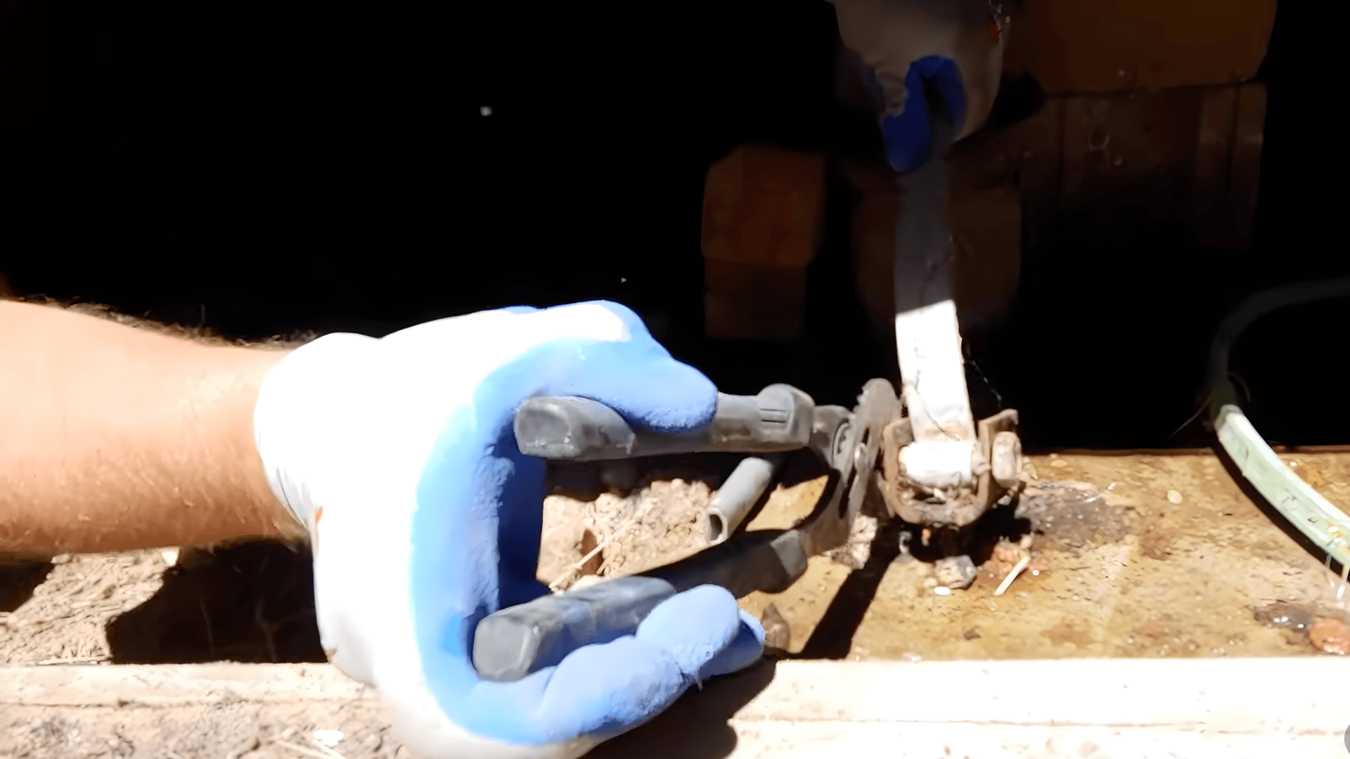 loosen anchors and straps