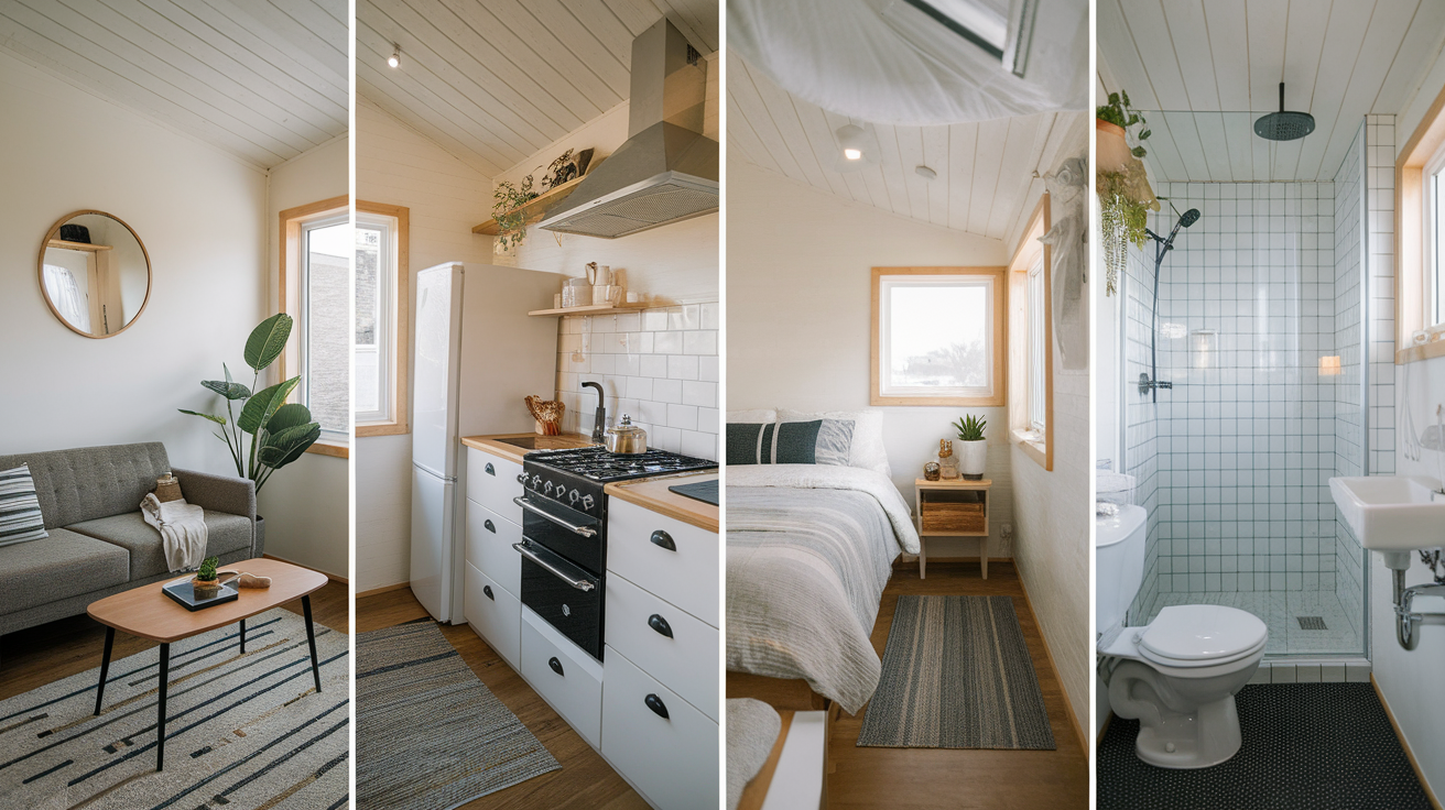 low cost and simple tiny house interior design ideas