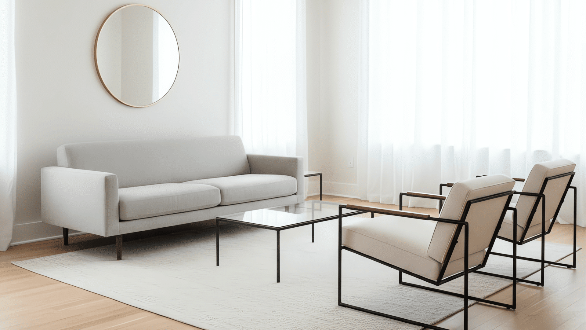 low profile and legged furniture