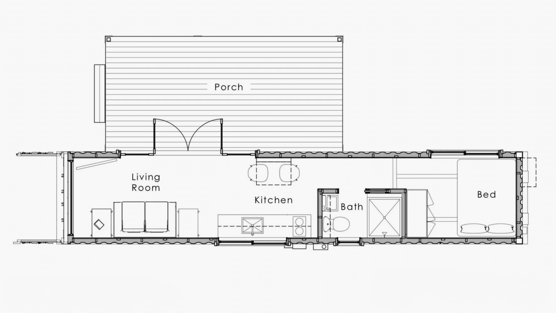 modern container home