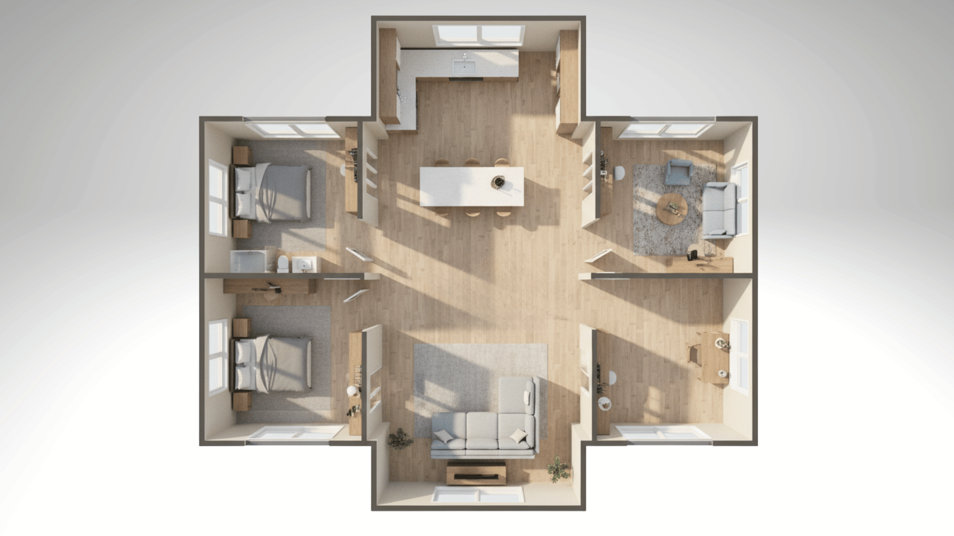 multi living space designs