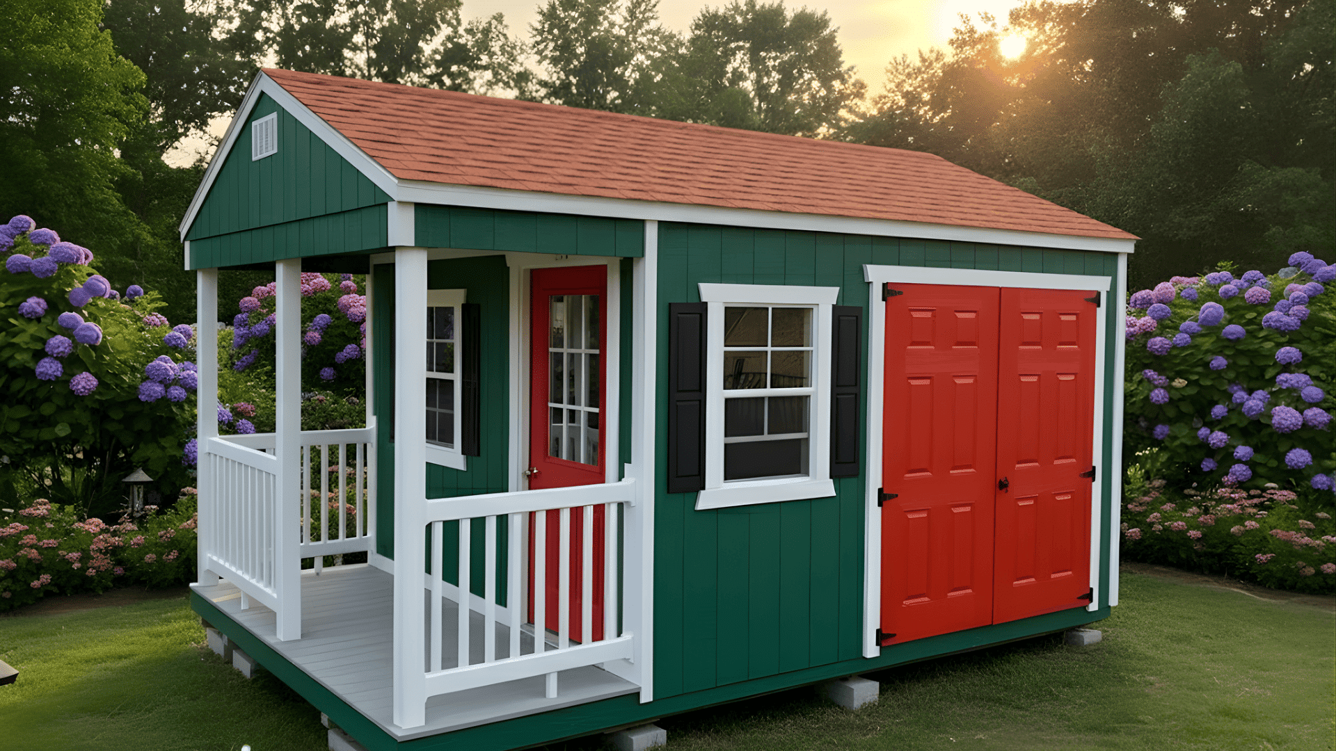 on site storage sheds for temporary storage