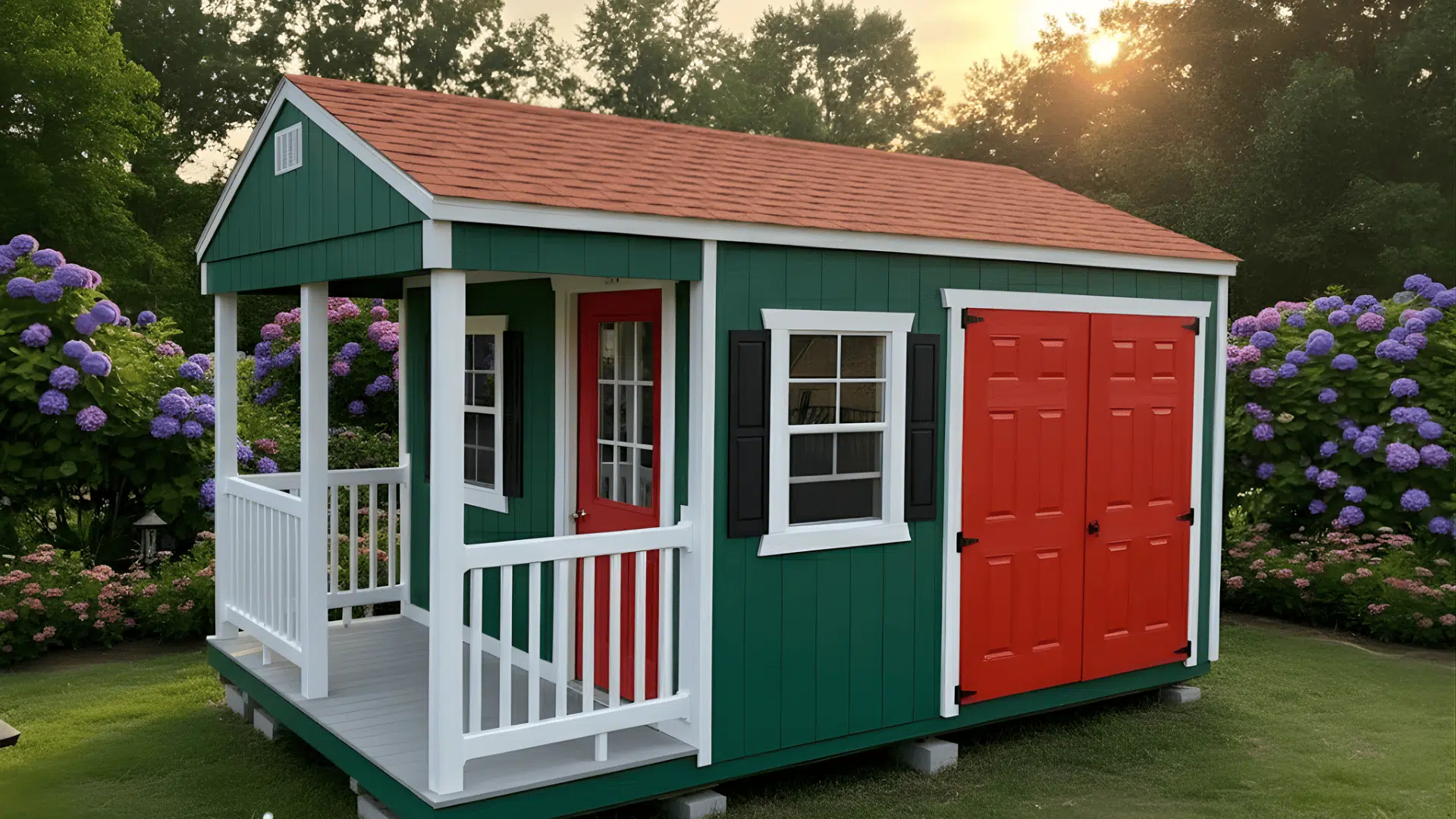 on site storage sheds for temporary storage