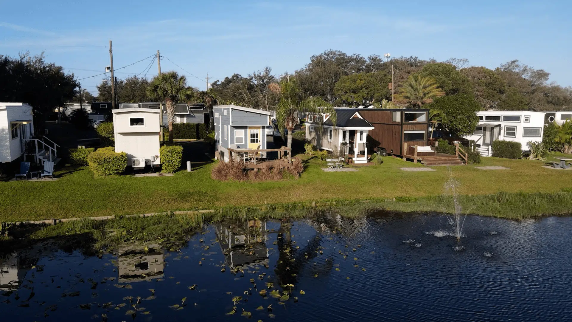 orlando lakefront tiny home community
