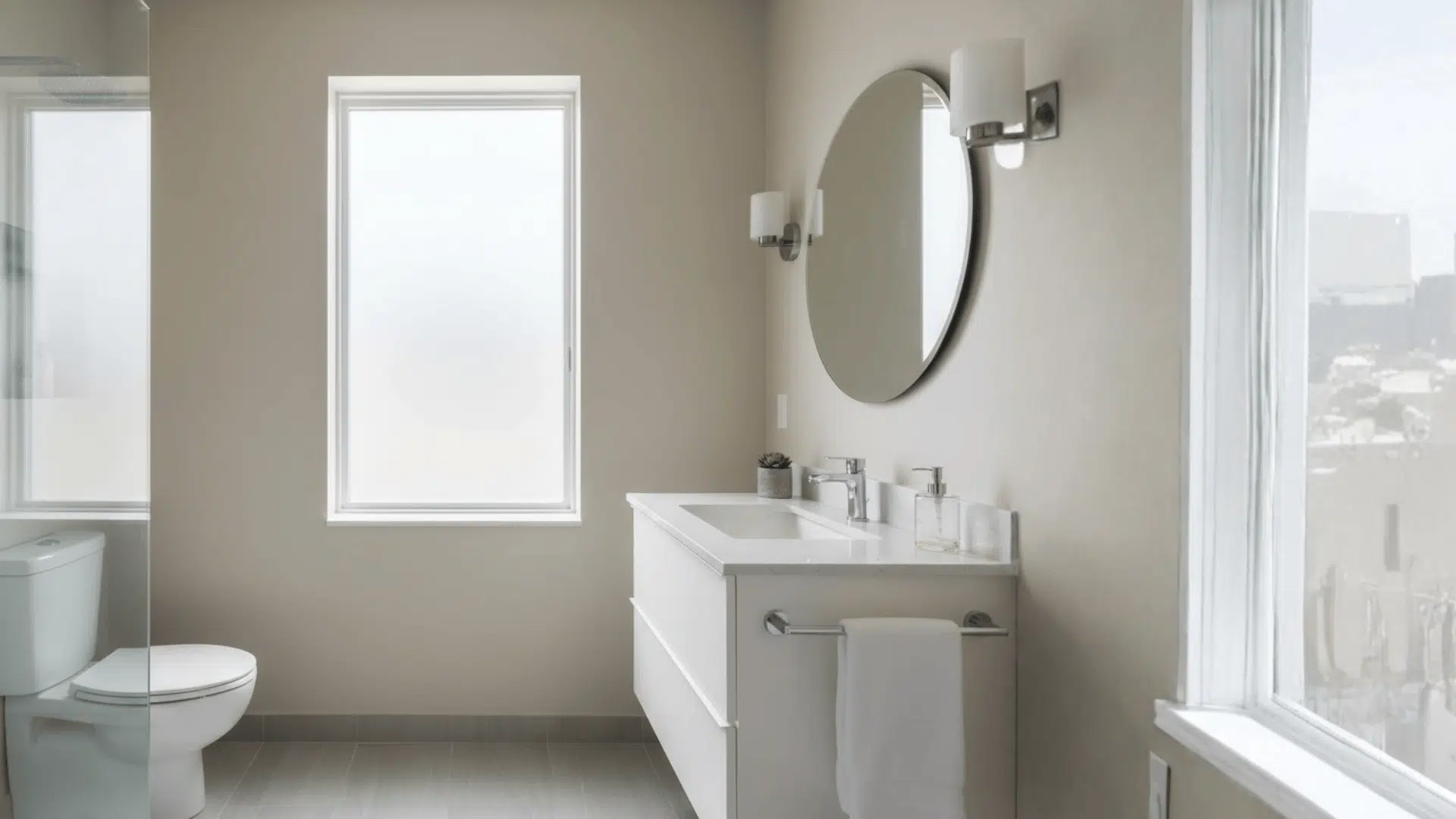 paint the walls or vanity