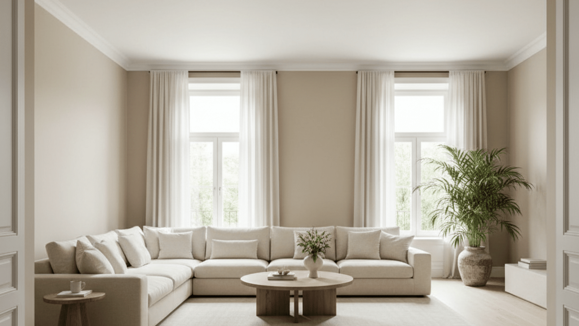 painting ceiling and trim the same color