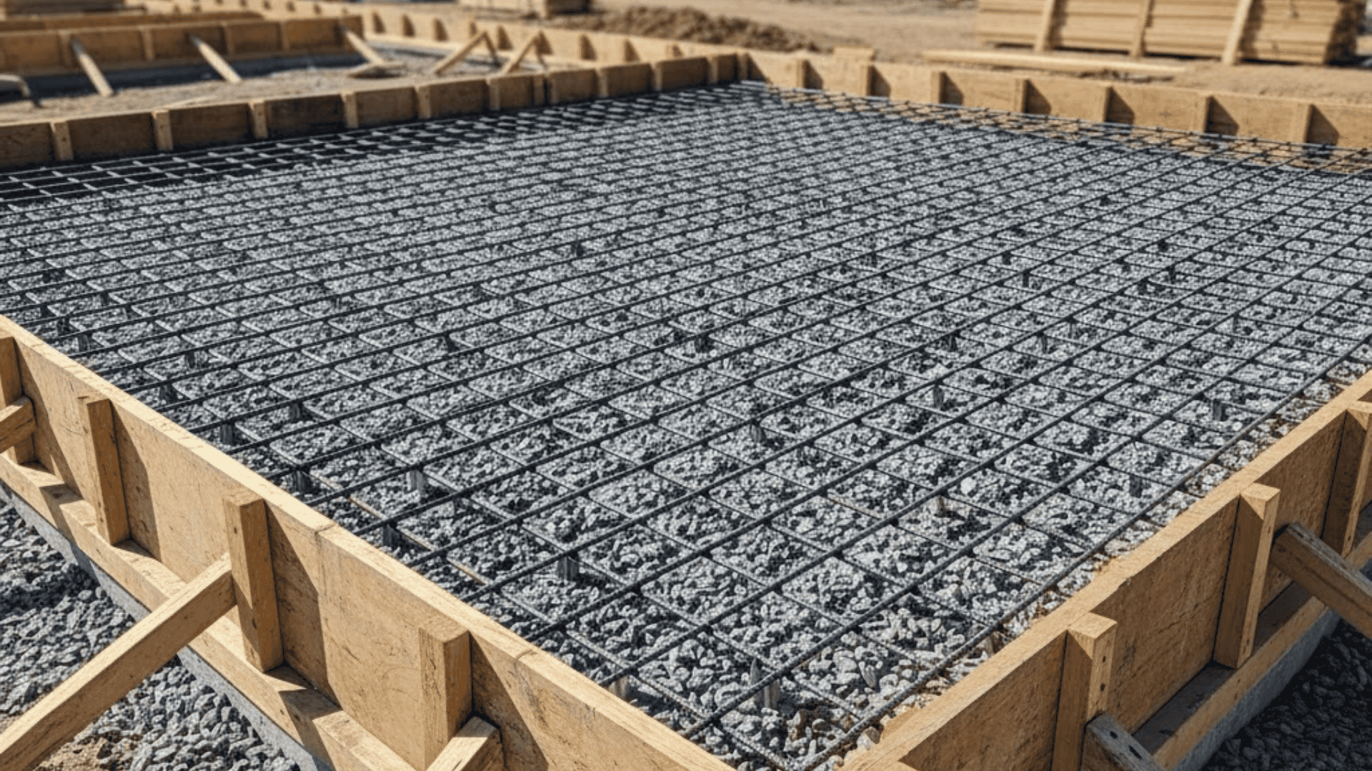 set up forms and reinforcement