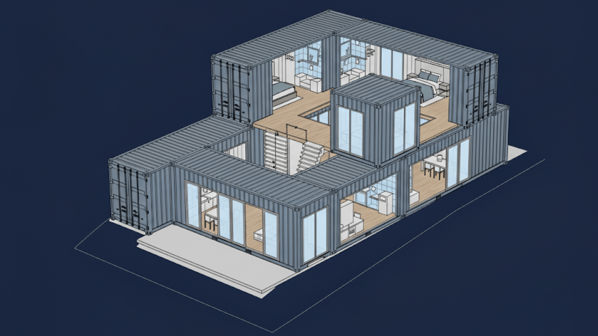 six-container-multi-unit-build