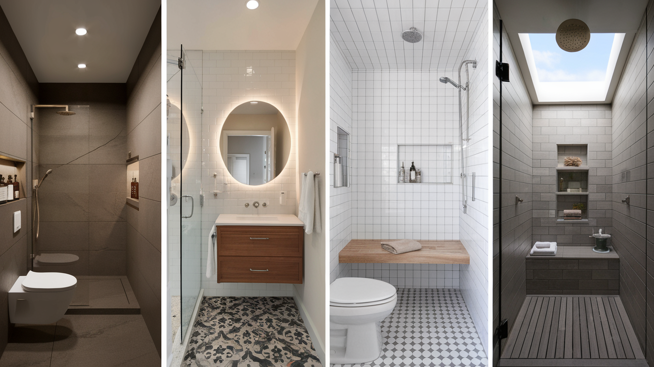 small bathroom walk in shower ideas