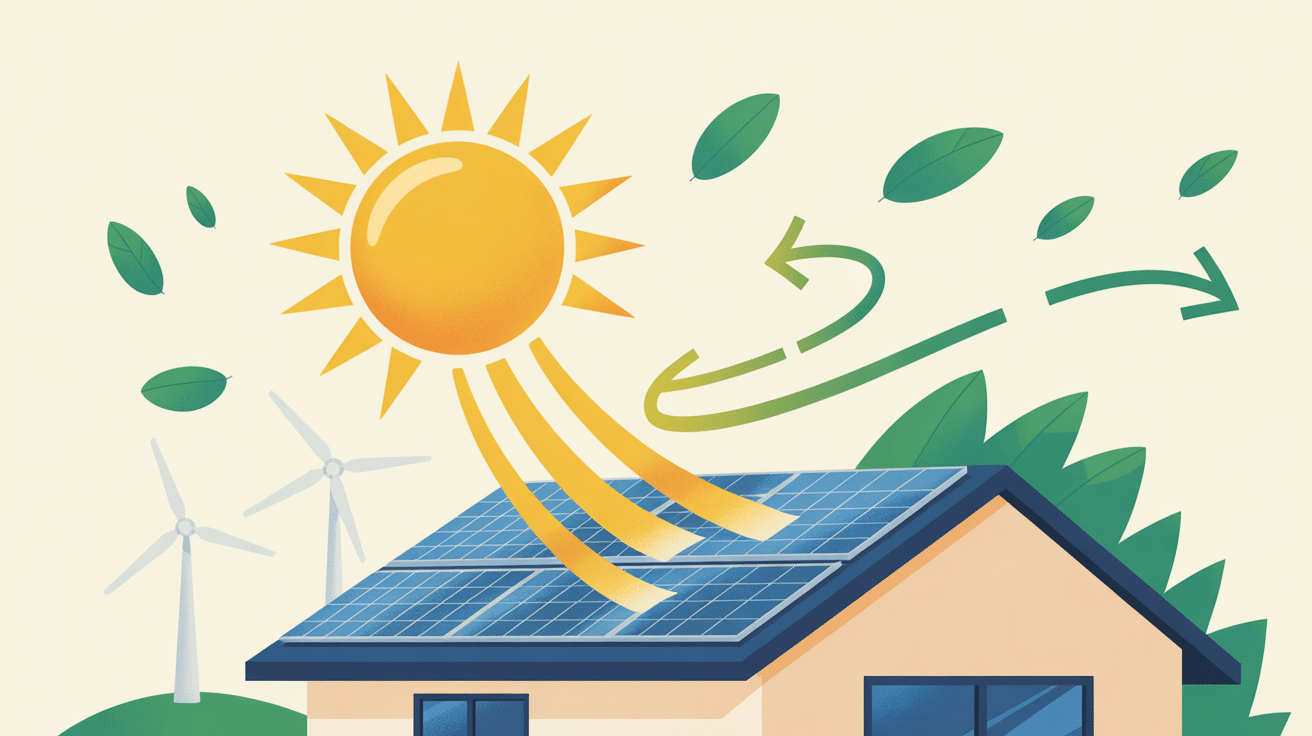 solar panel for saving electricity