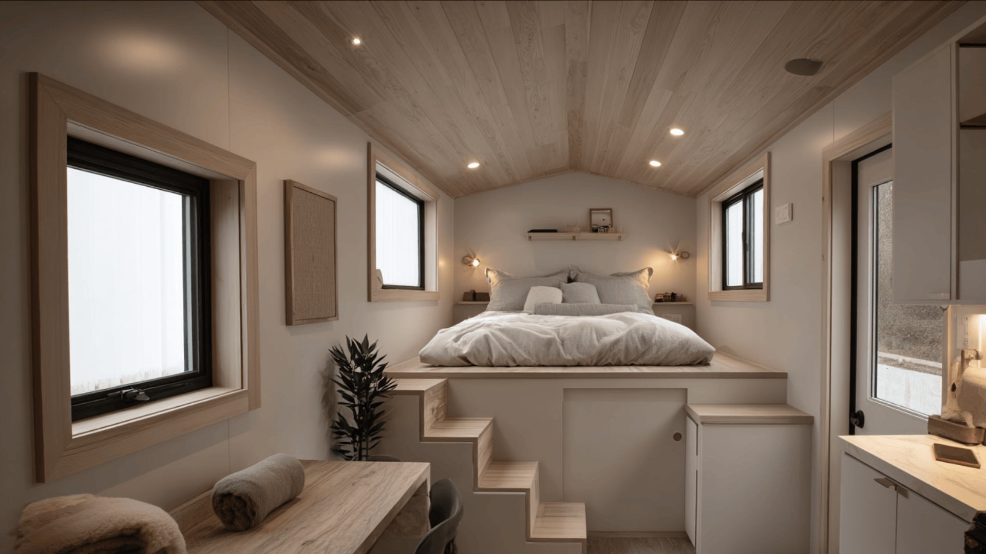 split level studio design one bedroom tiny house designs